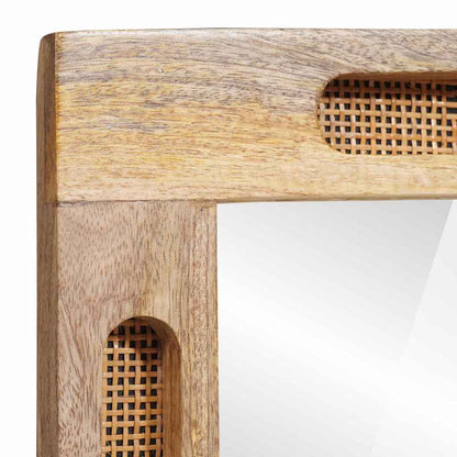 Specchio da bagno con specchio Marrone 50 x 2,5 x 70 cm | homemem39