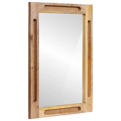 Specchio da bagno con specchio Marrone 50 x 2,5 x 70 cm | homemem39