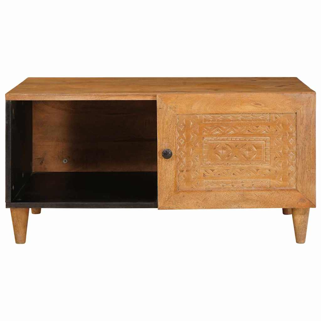 Tavolino da salotto con porta Marrone Chiaro 80 x 50 x 40 cm | homemem39