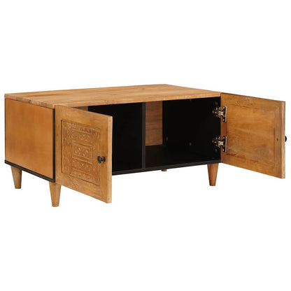 Tavolino da salotto con porta Marrone Chiaro 80 x 50 x 40 cm | homemem39