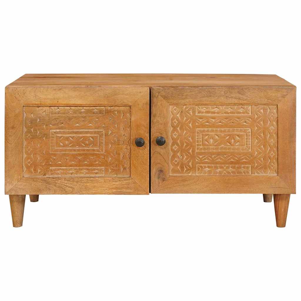 Tavolino da salotto con porta Marrone Chiaro 80 x 50 x 40 cm | homemem39