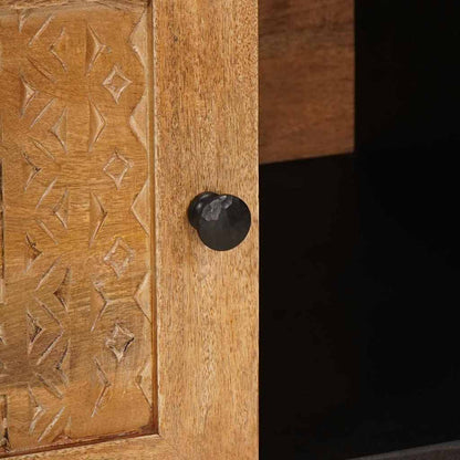 Tavolino da salotto con porta Marrone Chiaro 100 x 54 x 40 cm