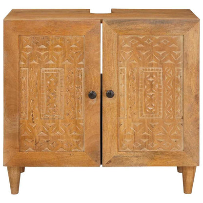 Mobile da Bagno con porta Marrone Chiaro 62 x 33 x 58 cm