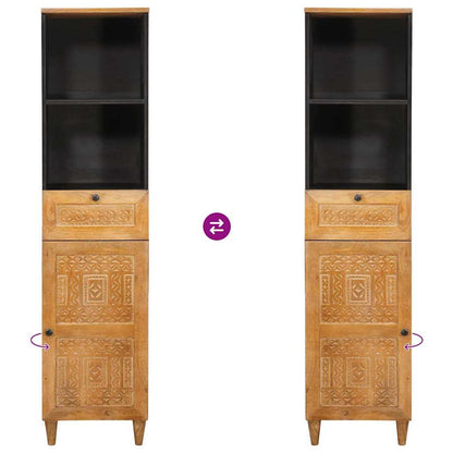 Mobile da Bagno con cassetto Marrone Chiaro 38 x 33 x 160 cm