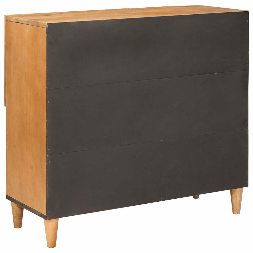Credenza 80 x 33 x 75 cm Legno di mango massello