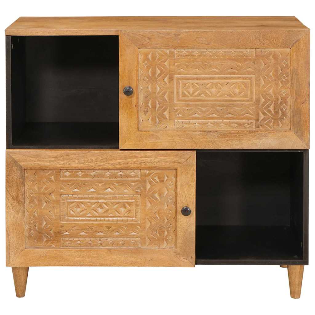 Credenza 80 x 33 x 75 cm Legno di mango massello