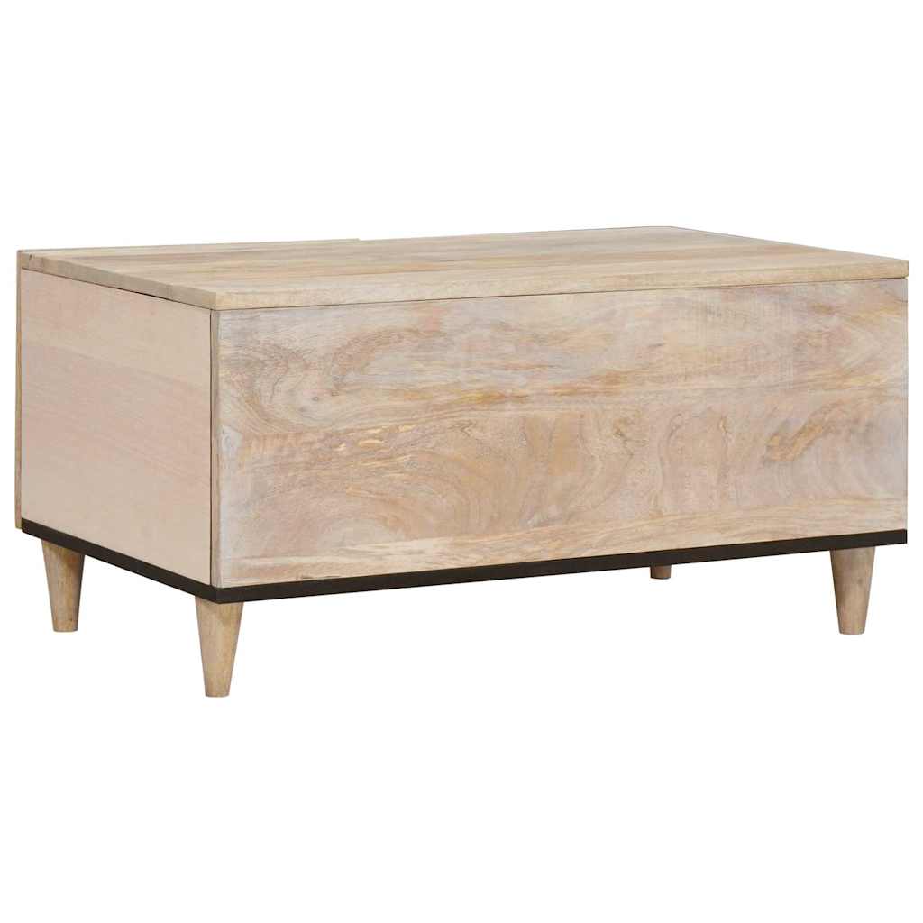Tavolino da salotto con lo scaffale Beige 80 x 50 x 40 cm | homemem39