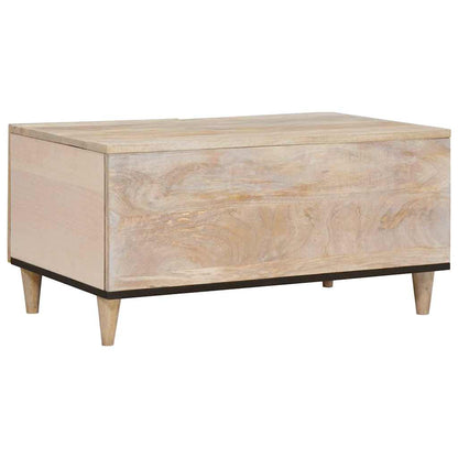Tavolino da salotto con lo scaffale Beige 80 x 50 x 40 cm | homemem39