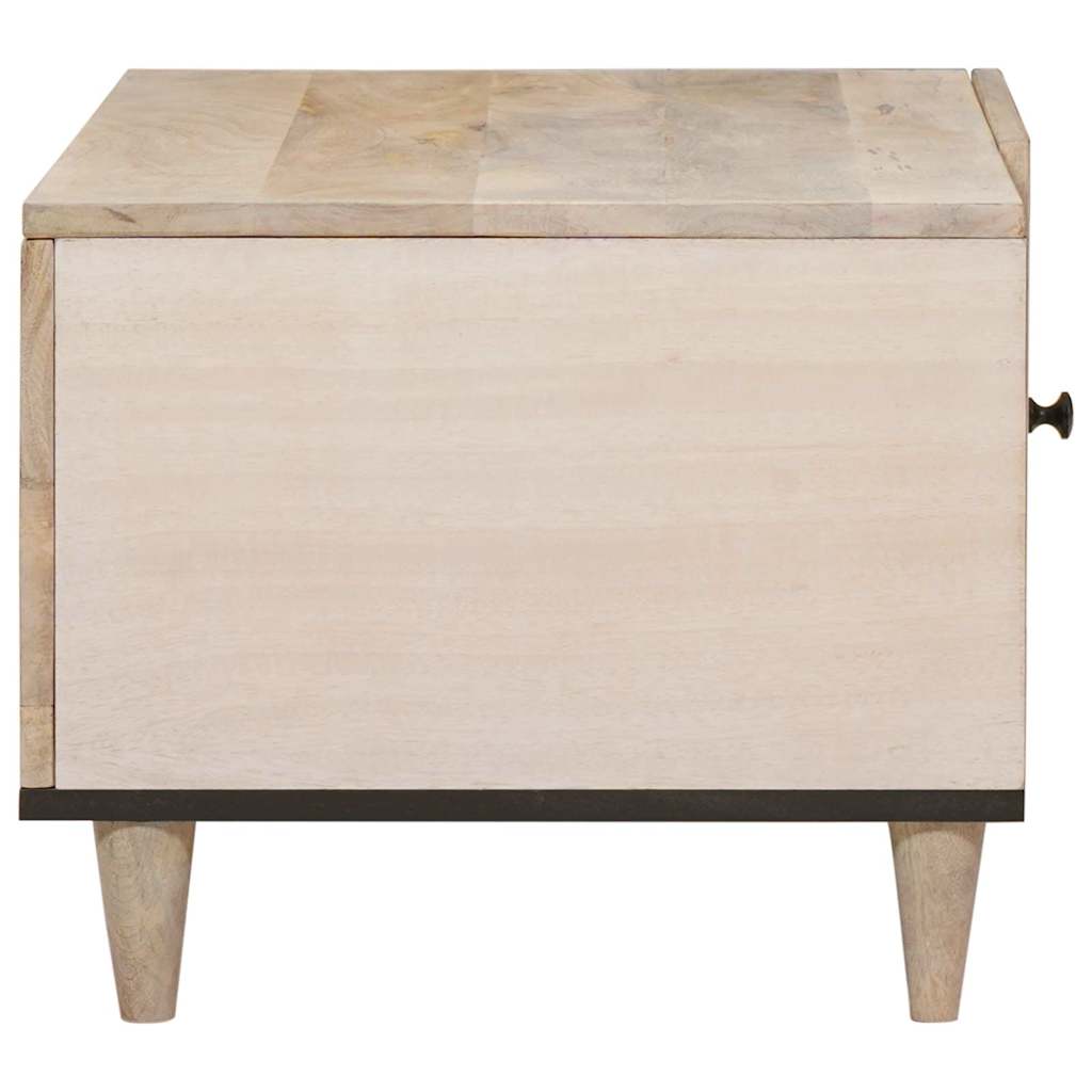 Tavolino da salotto con lo scaffale Beige 80 x 50 x 40 cm | homemem39