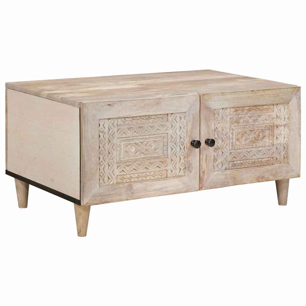 Tavolino da salotto Bianco 80 x 54 x 40 cm Legno ingegnerizzato | homemem39