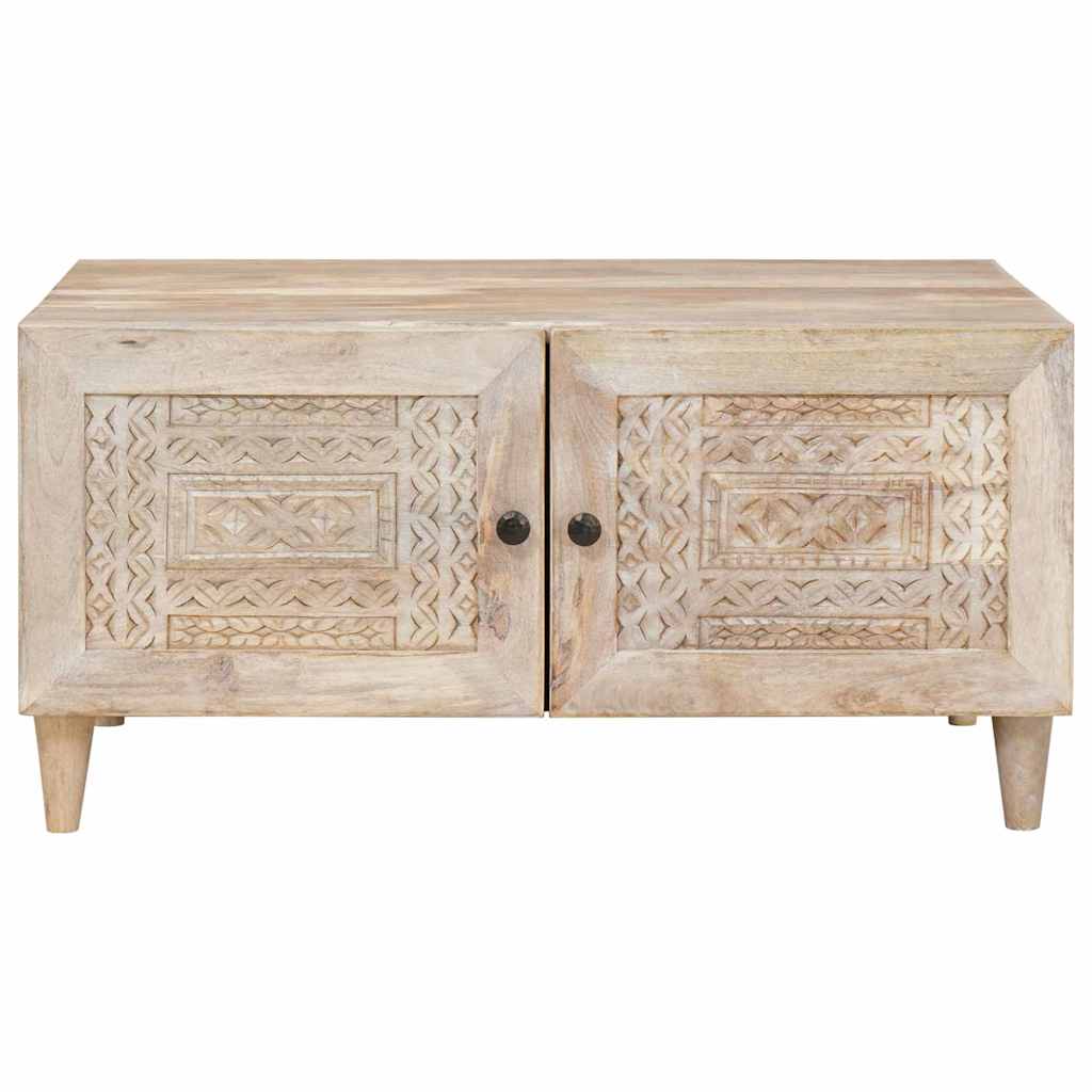 Tavolino da salotto Bianco 80 x 54 x 40 cm Legno ingegnerizzato | homemem39