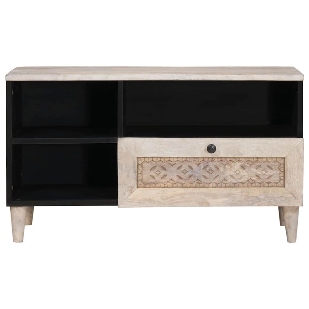 Mobile TV con cassetto Bianco Sbiancato 80 x 33 x 46 cm | homemem39