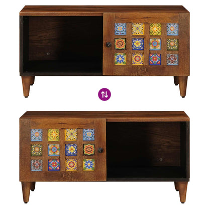 Tavolino da salotto Marrone 80 x 50 x 40 cm