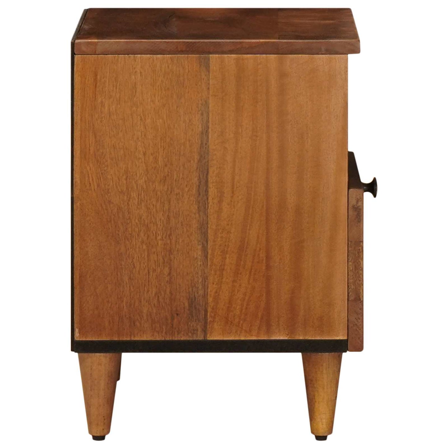 Armadio da Notte con cassetto 2 pcs Marrone 40 x 33 x 46 cm | homemem39