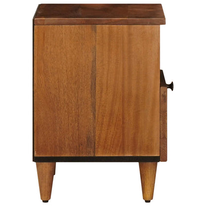 Armadio da Notte con cassetto 2 pcs Marrone 40 x 33 x 46 cm | homemem39