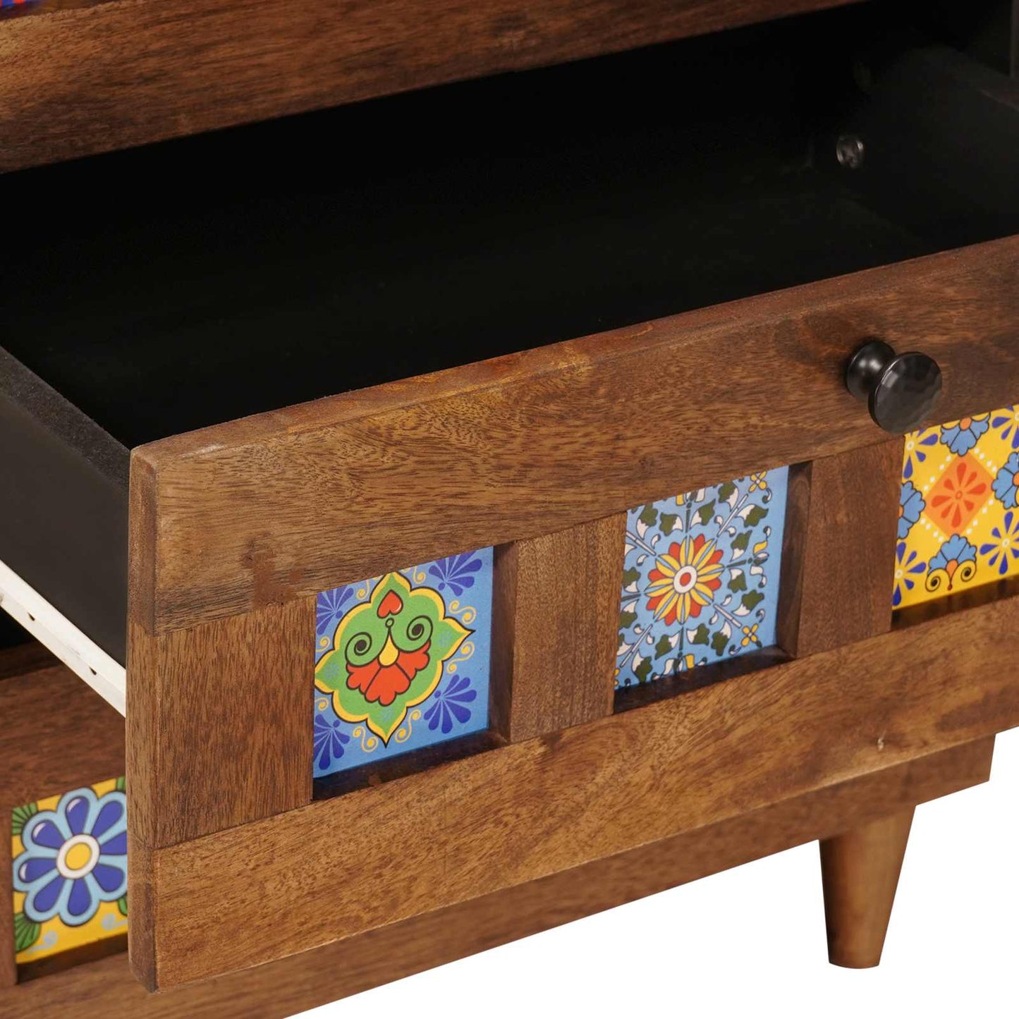 Armadio da Notte con cassetto Marrone 50 x 33 x 62 cm | homemem39