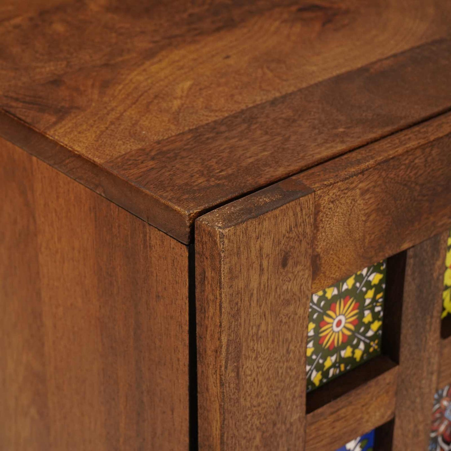 Mobile Appeso da Bagno con archiviazione Noce 38 x 33,5 x 48 cm