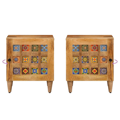 Armadio da Notte Naturale 40 x 33,5 x 46 cm | homemem39