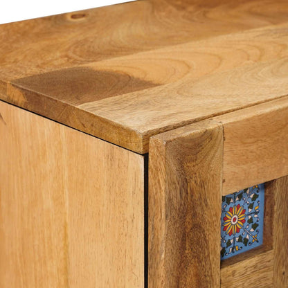 Armadio da Notte 2 pcs Naturale 40 x 33 x 46 cm | homemem39