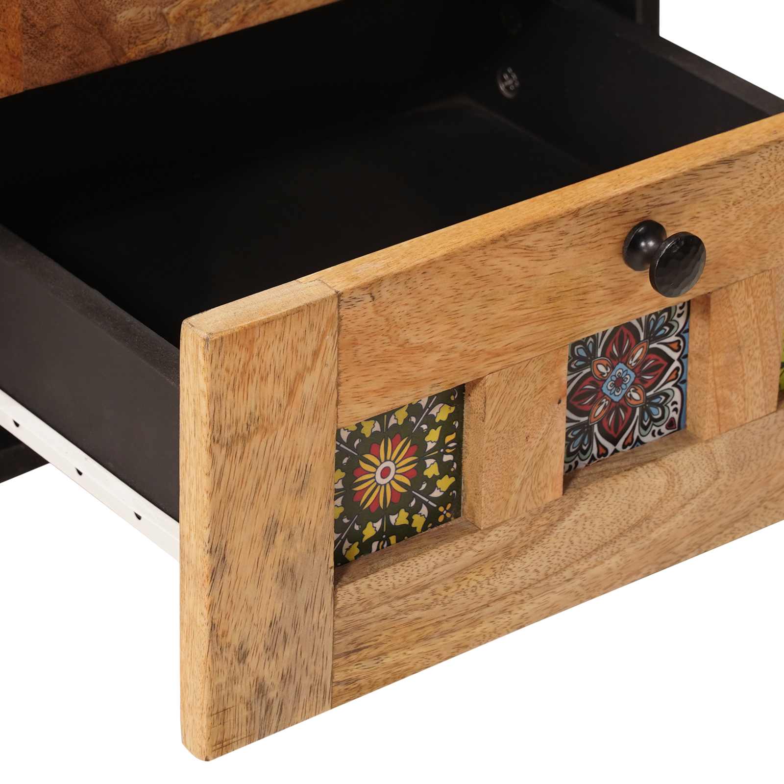 Armadio da Notte con cassetto 2 pcs Naturale 40 x 33 x 46 cm | homemem39