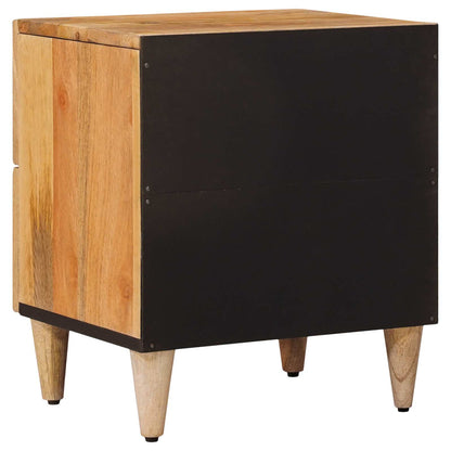 Armadio da Notte con cassetto 2 pcs Naturale 40 x 33 x 46 cm | homemem39