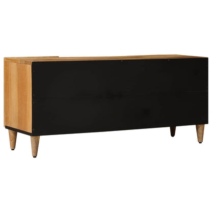 Mobile TV Naturale 105 x 33 x 46 cm Legno di mango massello | homemem39