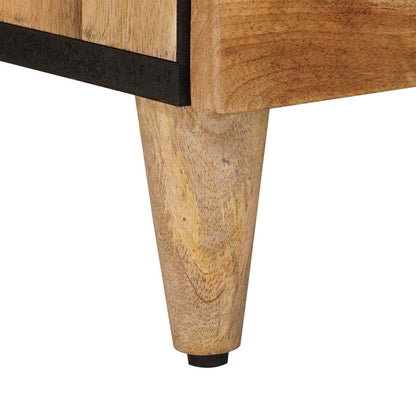 Credenza Naturale 60 x 33 x 75 cm Legno di mango massello