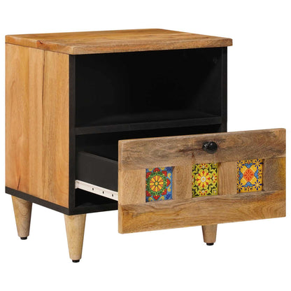 Armadio da Notte con cassetto Naturale 40 x 33 x 46 cm