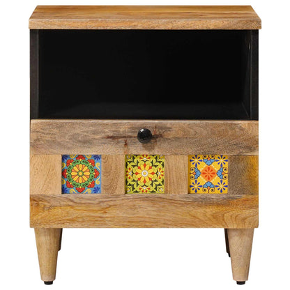 Armadio da Notte con cassetto Naturale 40 x 33 x 46 cm | homemem39