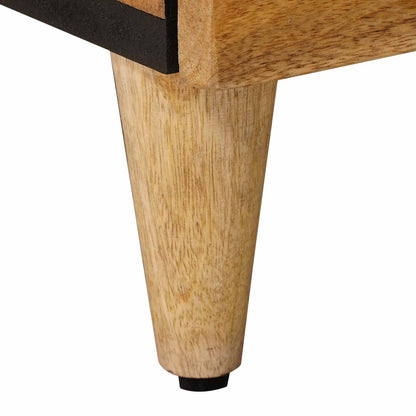 Armadio da Notte con cassetto 2 pcs Naturale 40 x 33 x 46 cm | homemem39