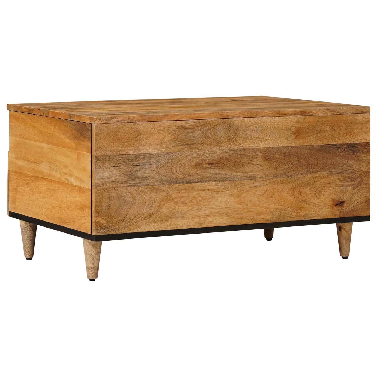 Tavolino da salotto con cassetto Naturale 80 x 54 x 40 cm | homemem39