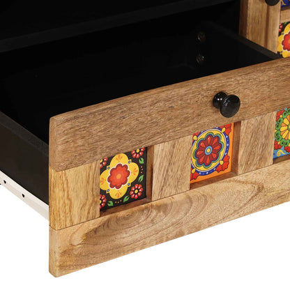 Mobile TV Naturale 105 x 33,5 x 46 cm Legno di mango massello | homemem39