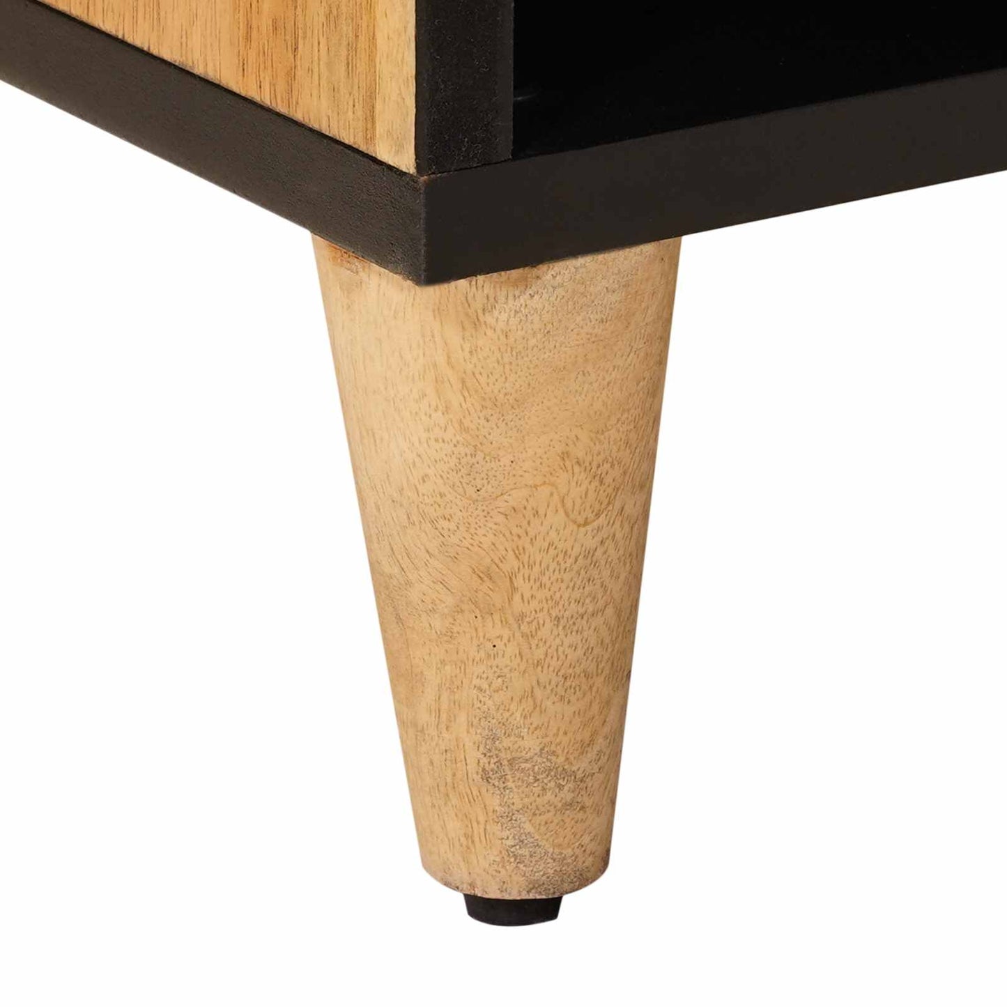 Mobile TV Naturale 100 x 33 x 46 cm Legno di mango massello | homemem39