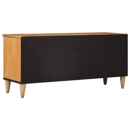 Mobile TV Naturale 100 x 33 x 46 cm Legno di mango massello | homemem39