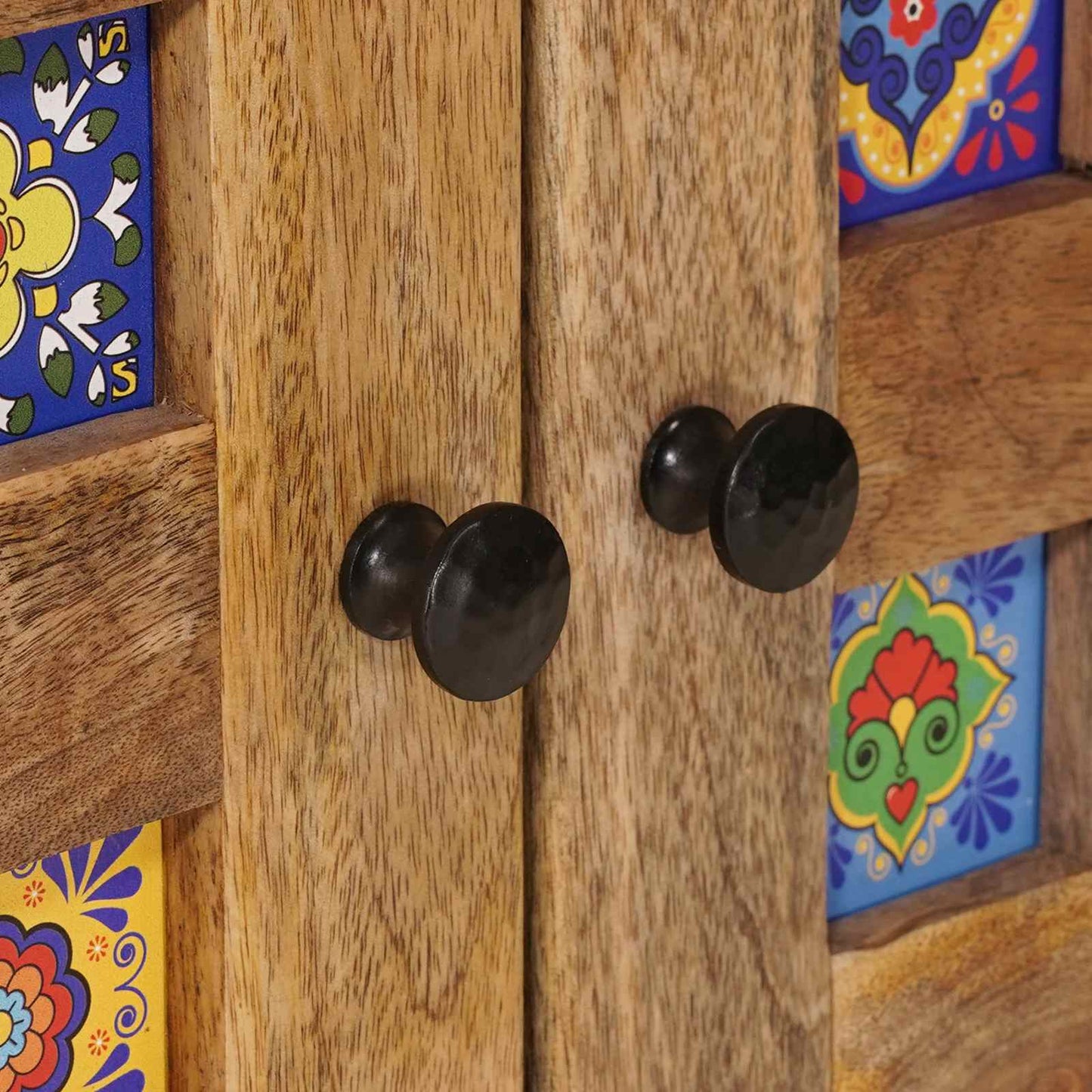 Armadio per Lavabo da Bagno con porta Naturale 62 x 33 x 58 cm | homemem39