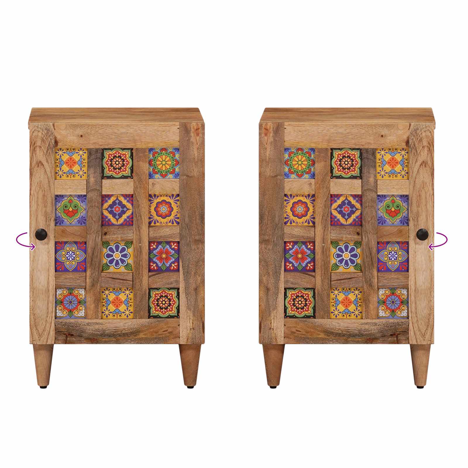 Mobile da Bagno con archiviazione Naturale 38 x 33 x 58 cm | homemem39