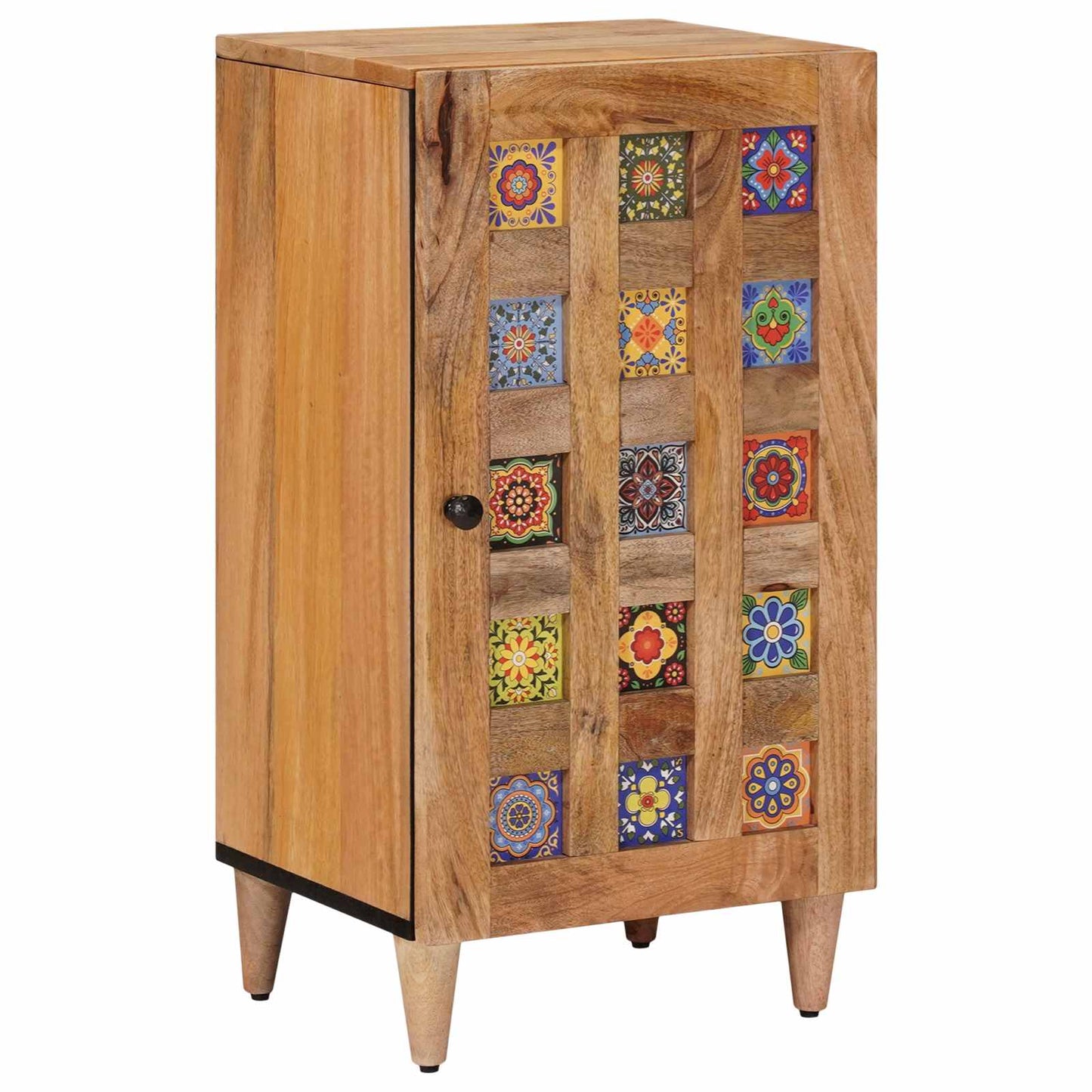 Credenza Naturale 40 x 33 x 75 cm Legno di mango massello | homemem39