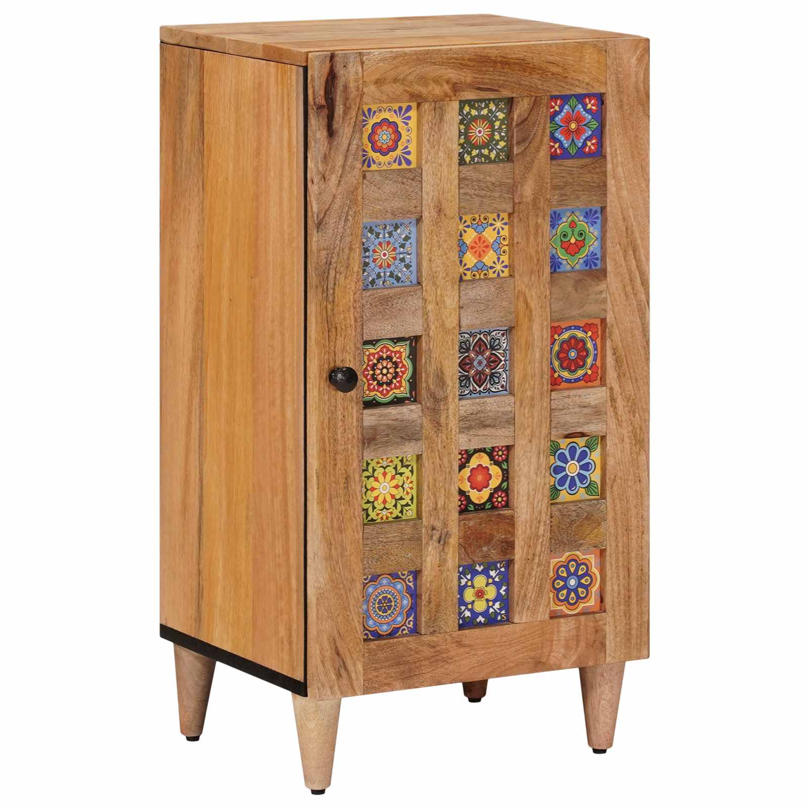 Credenza Naturale 40 x 33 x 75 cm Legno di mango massello | homemem39