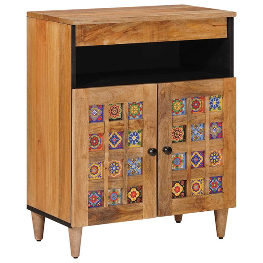 Credenza Naturale 60 x 33,5 x 75 cm Legno di mango massello | homemem39