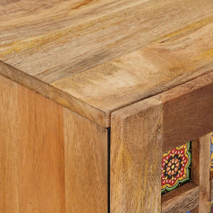 Credenza Naturale 60 x 33 x 75 cm Legno di mango massello | homemem39