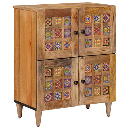 Credenza Naturale 60 x 33 x 75 cm Legno di mango massello | homemem39