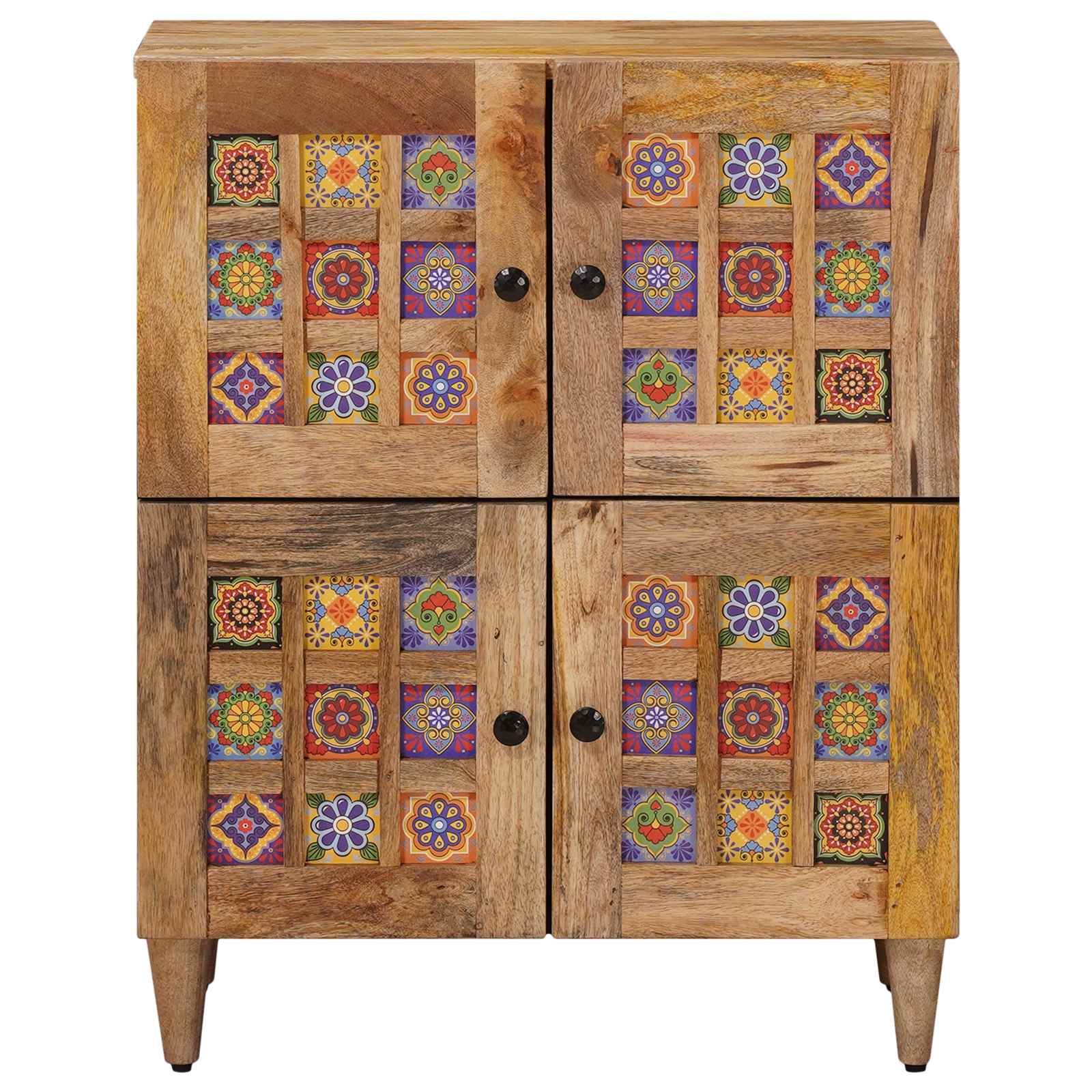 Credenza Naturale 60 x 33 x 75 cm Legno di mango massello | homemem39