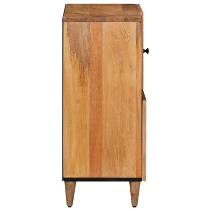 Credenza Naturale 80 x 33 x 75 cm Legno di mango massello | homemem39