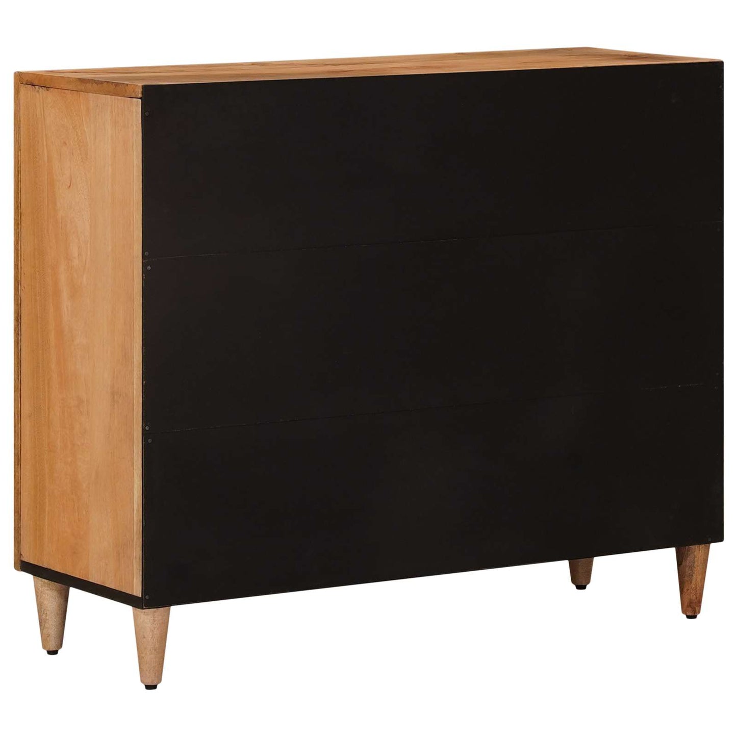 Credenza Naturale 90 x 33 x 75 cm Legno di mango massello | homemem39