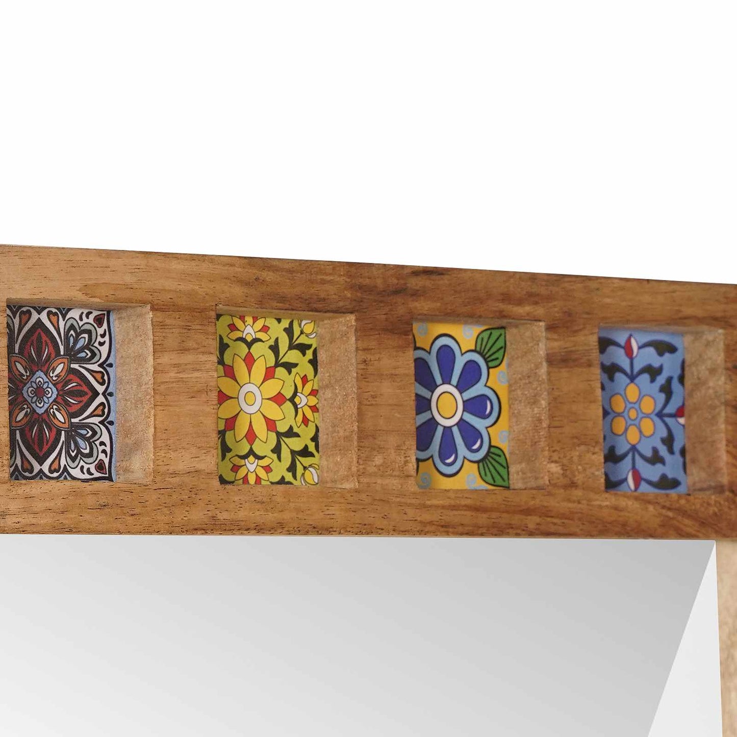 Specchio da bagno con archiviazione Naturale 50 x 70 x 3 cm | homemem39