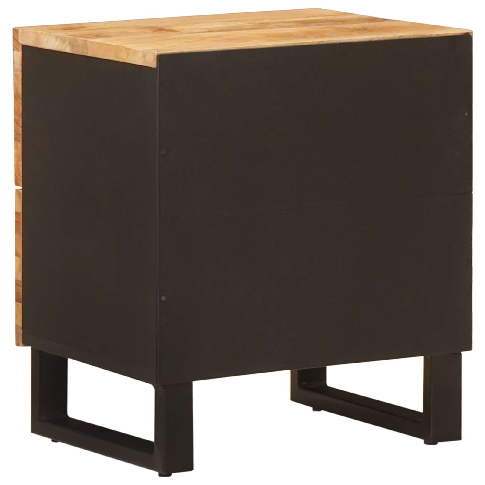 Armadio da Notte con cassetto 2 pcs Marrone 40 x 33 x 46 cm | homemem39