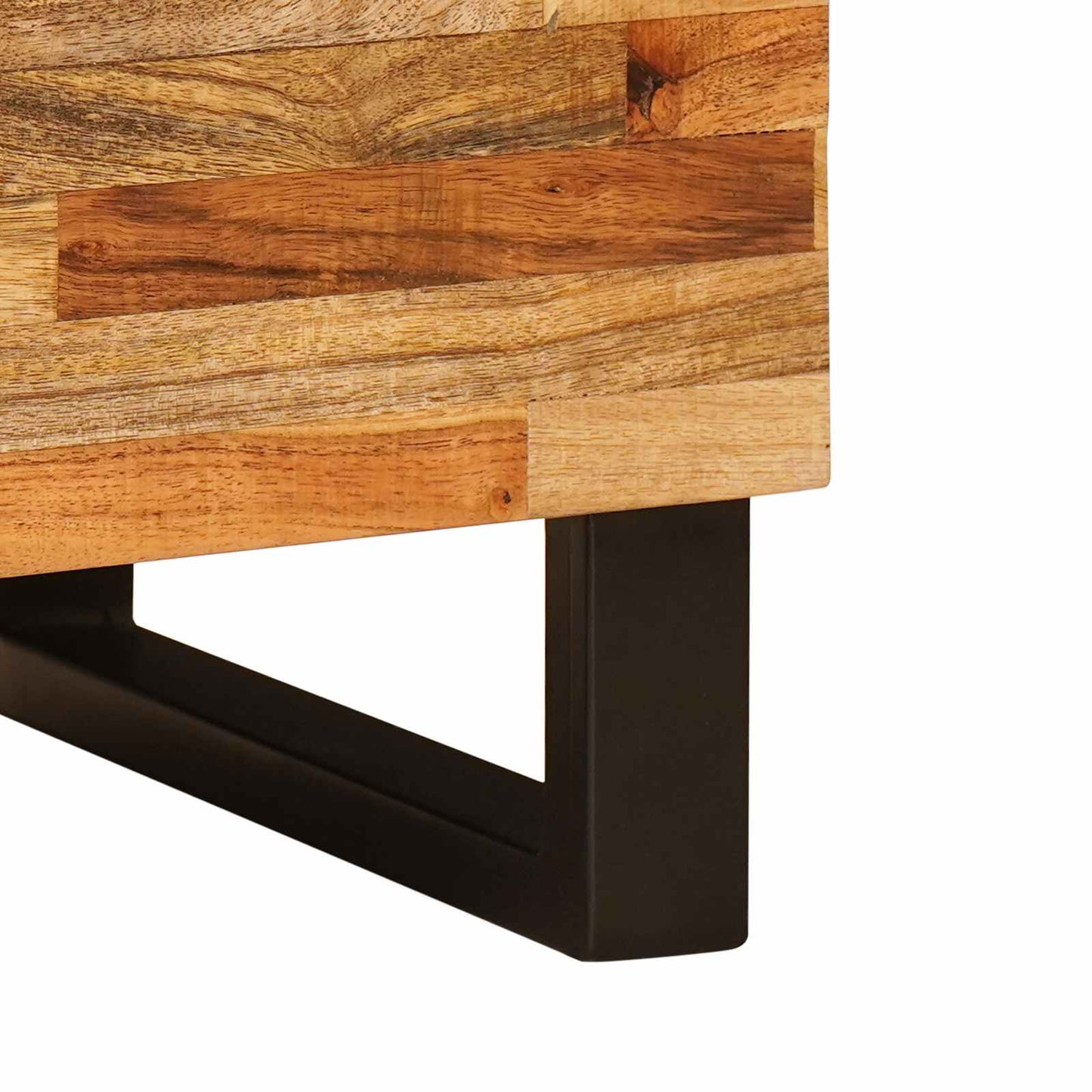 Mobile TV Marrone 105 x 33 x 46 cm Legno di mango massello | homemem39