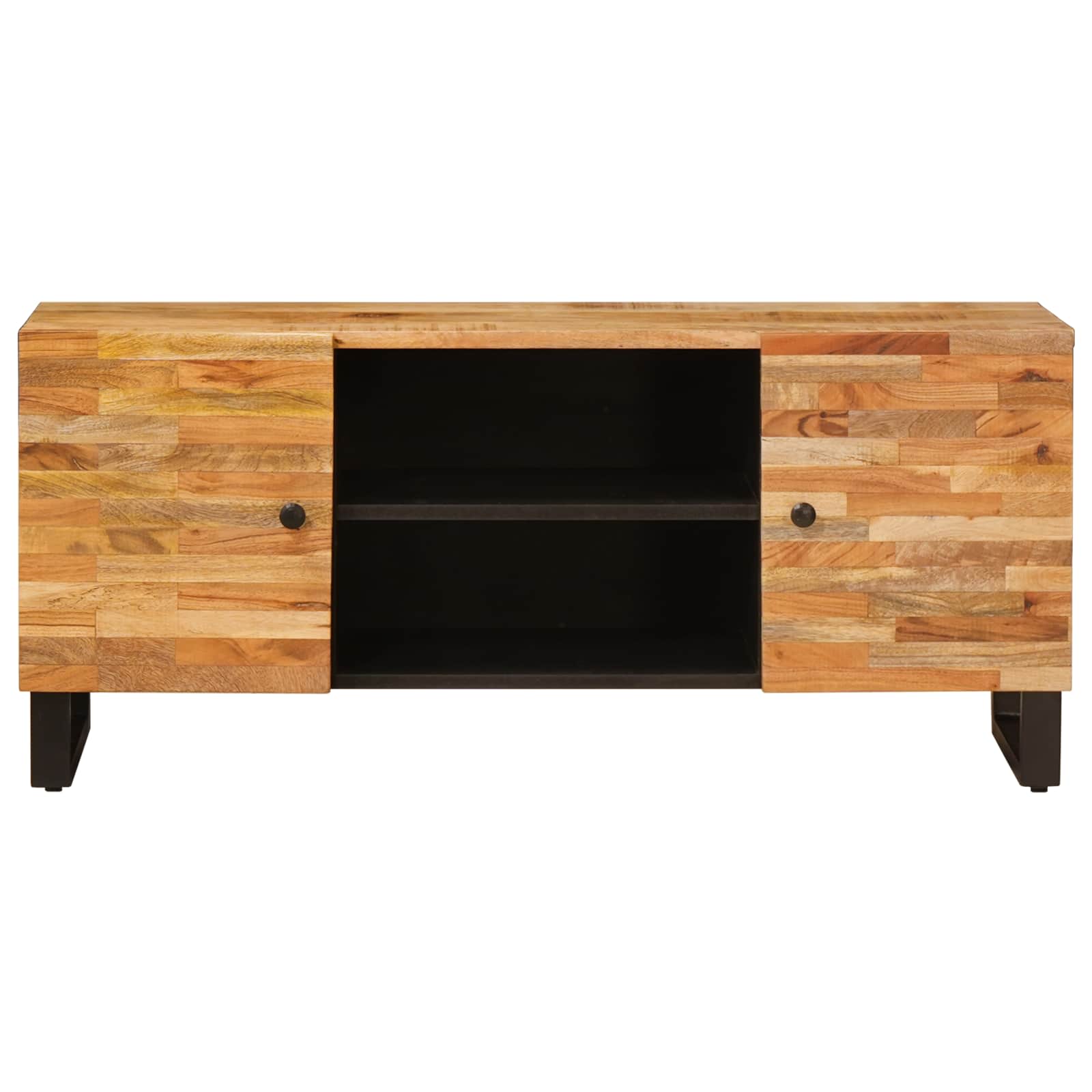 Mobile TV Marrone 105 x 33 x 46 cm Legno di mango massello | homemem39