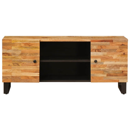 Mobile TV Marrone 105 x 33 x 46 cm Legno di mango massello | homemem39