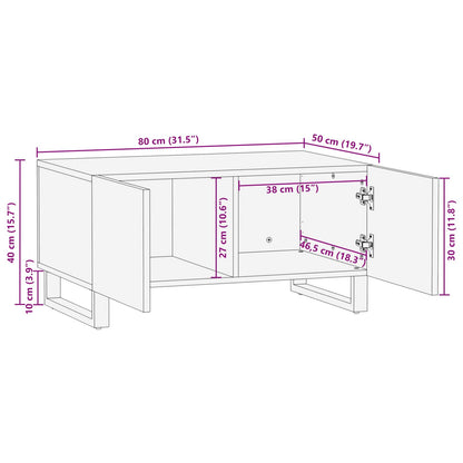 Tavolino da salotto Marrone 89 x 52 x 11 cm